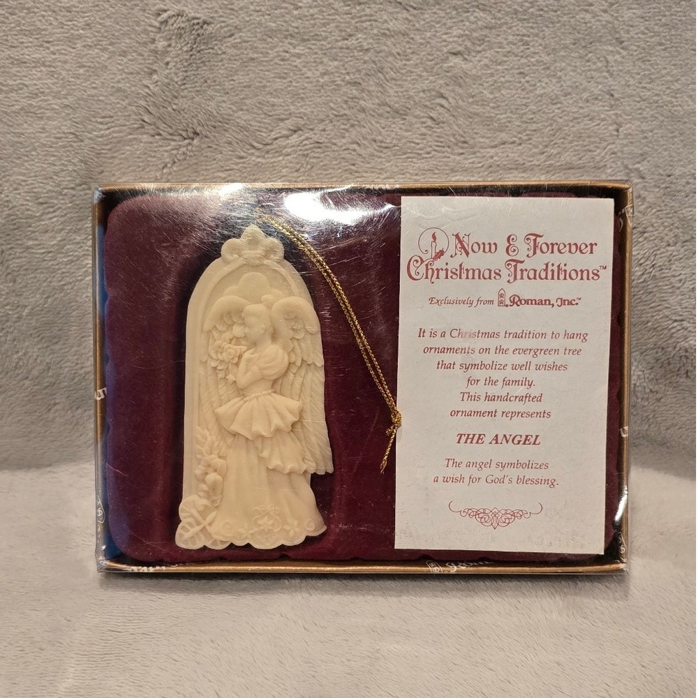 Roman Inc‎ Now & Forever Christmas Traditions The Angel Ornament NFX ANG 1997